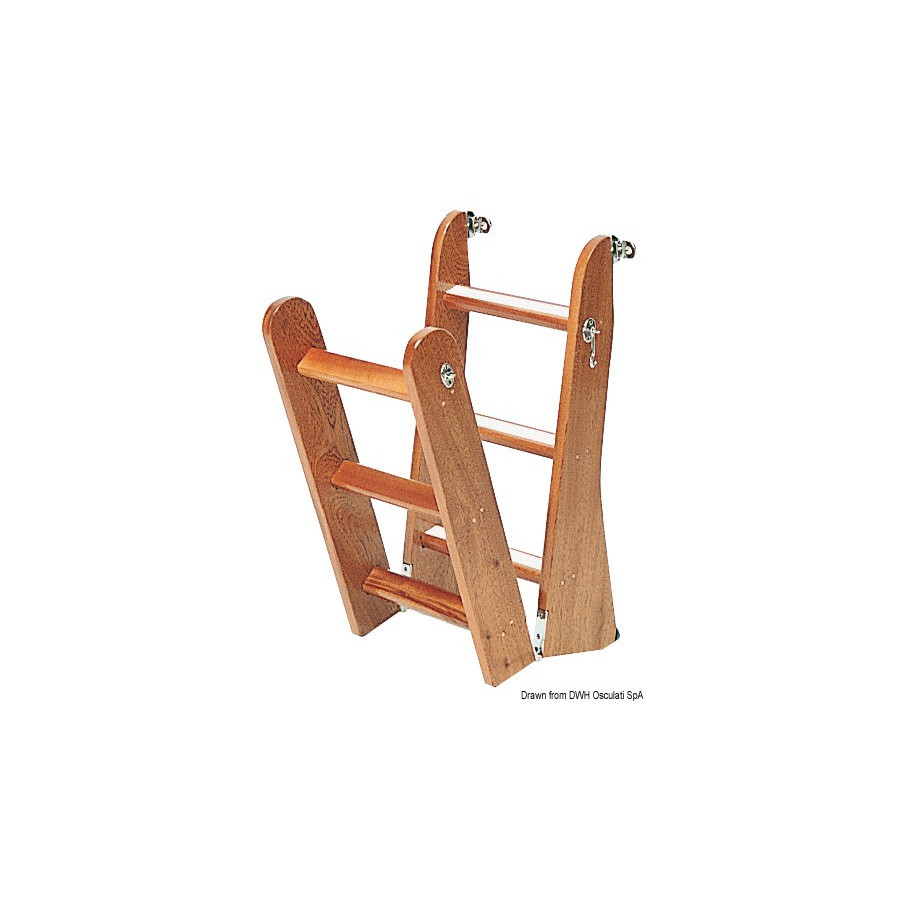 Echelles en bois d’acajou 