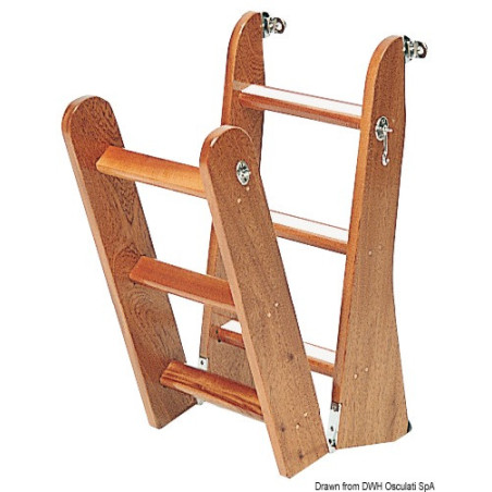 Echelles en bois d’acajou