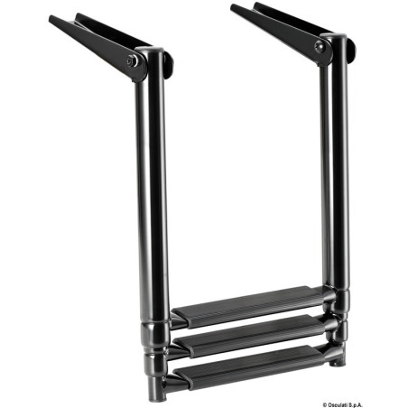 Échelle télescopique pour passerelle Total Black noire