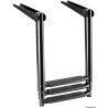 Échelle télescopique pour passerelle Total Black noire