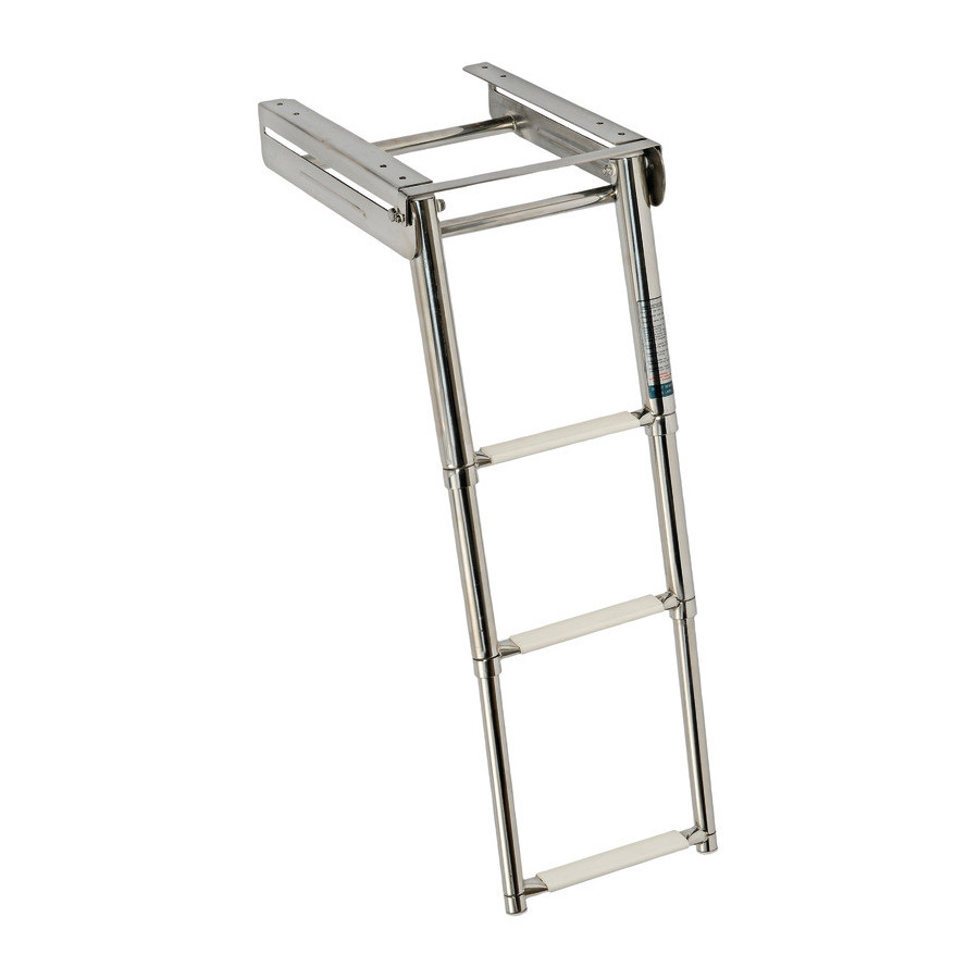 Échelle de plate-forme totalement escamotable avec glissière télescopique Variante ou Accessoires Réduit:escamot standard AISI31