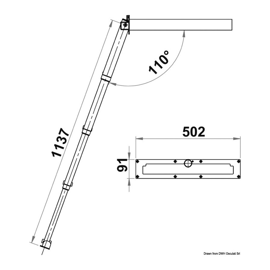 Échelle escamotable "TOP LINE" 