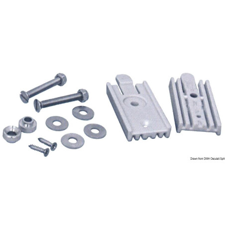 Kit attaches rapides pour échelles en inox