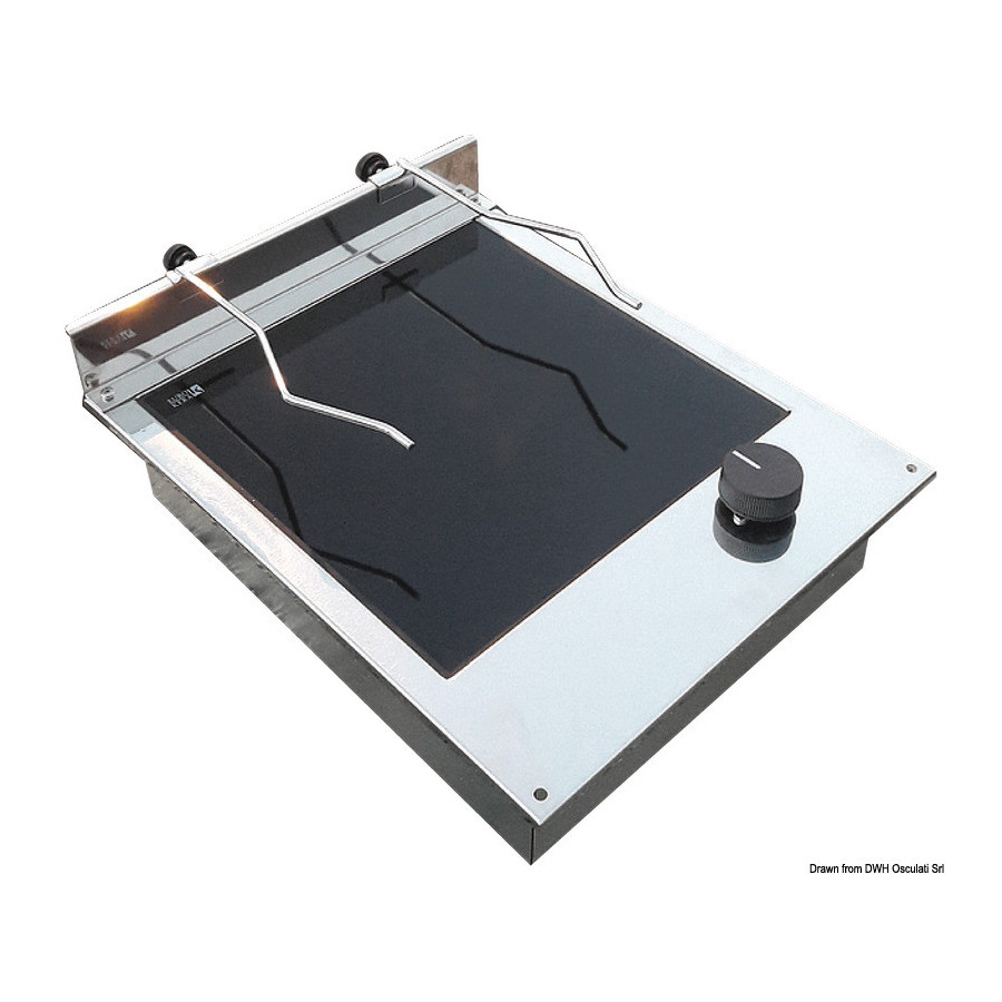 Plans de cuisson électriques Variante ou Accessoires Réduit:électrique vitrocéramique 1 feu *50.100.41*