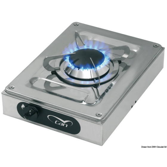 Plaques de cuisson externes en acier inox Variante ou Accessoires Réduit:cuisson externe 1 feu *50.101.45*