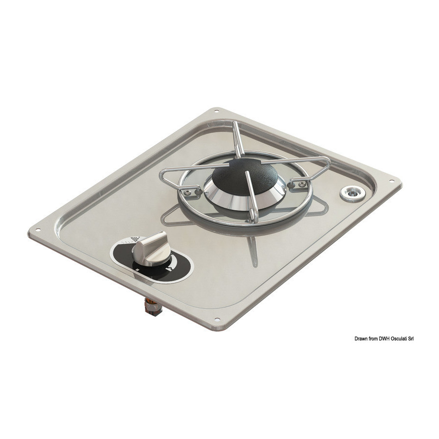Plaque de cuisson à encastrer en acier inox Variante ou Accessoires Réduit:ad incasso *50.102.43*