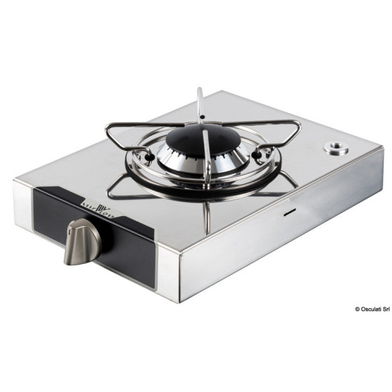 Plaque de cuisson externe en acier inox Variante ou Accessoires Réduit:cuisson externe 1 feu 1750 W *50.103.45*