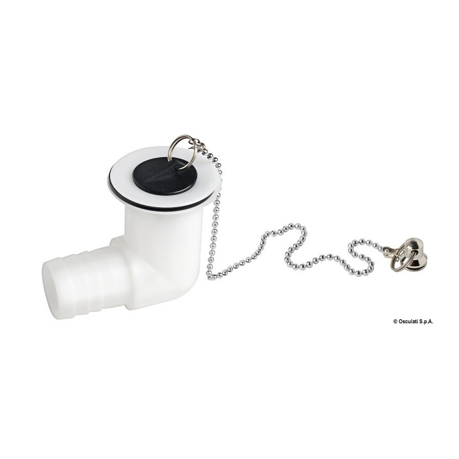 Tuyaux pour éviers Variante ou Accessoires Réduit:éviers nylon blanc 90° *50.170.41* Qté : 2