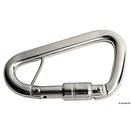 Mousqueton en inox spécialement conçu pour harnais de sécurité