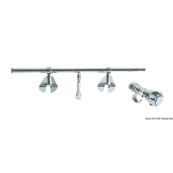 Groupe bidet en laiton chromé 