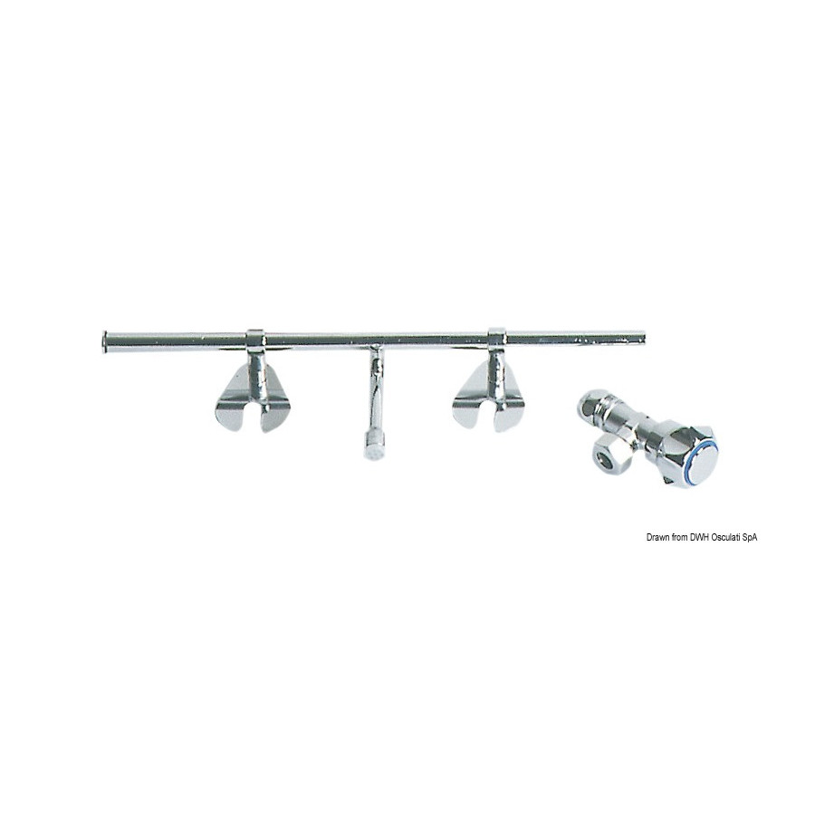 Groupe bidet en laiton chromé 