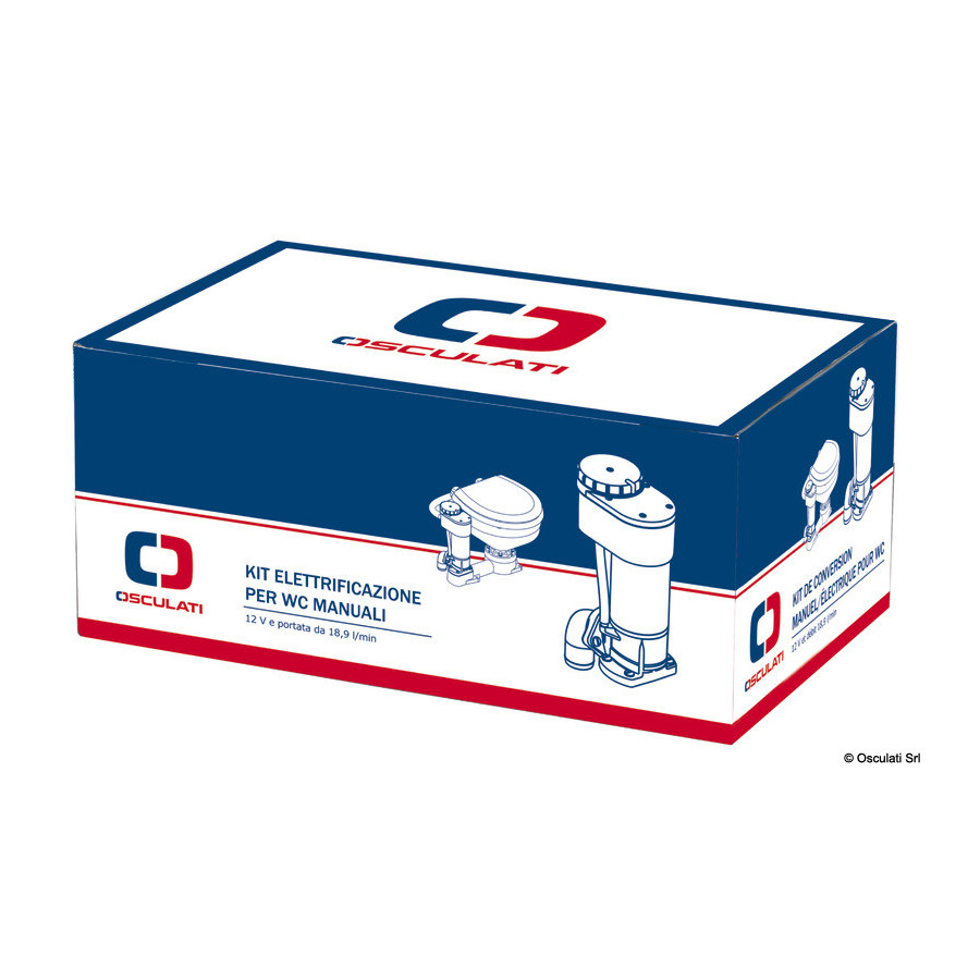 Kit de conversion manuel/ électrique pour WC 