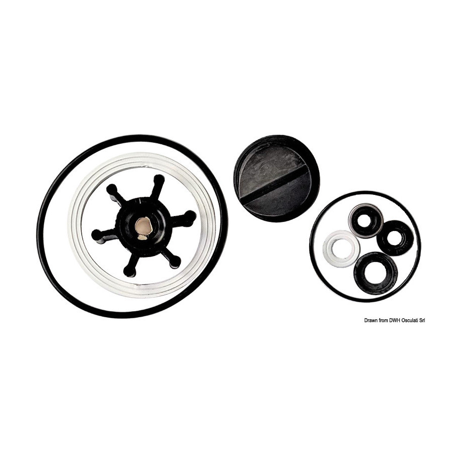 Kit de joints et de valves de rechange Variante ou Accessoires Réduit:and valve de rechange p. WC électriques *50.207.14*