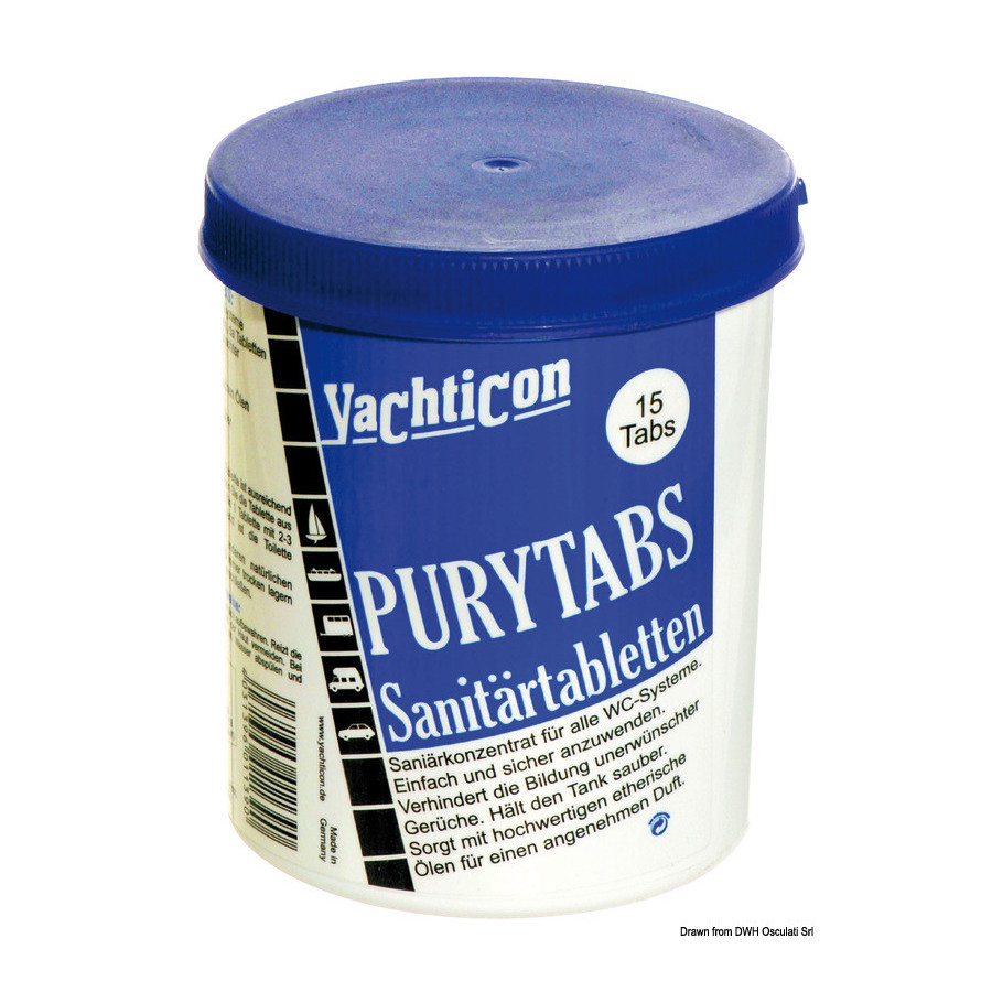 Pastilles pour WC Pury Tabs YACHTICON 