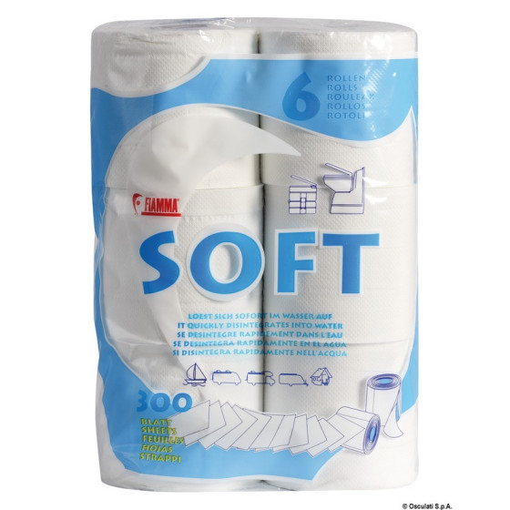 Papier hygiénique hydrosoluble Aqua Soft 