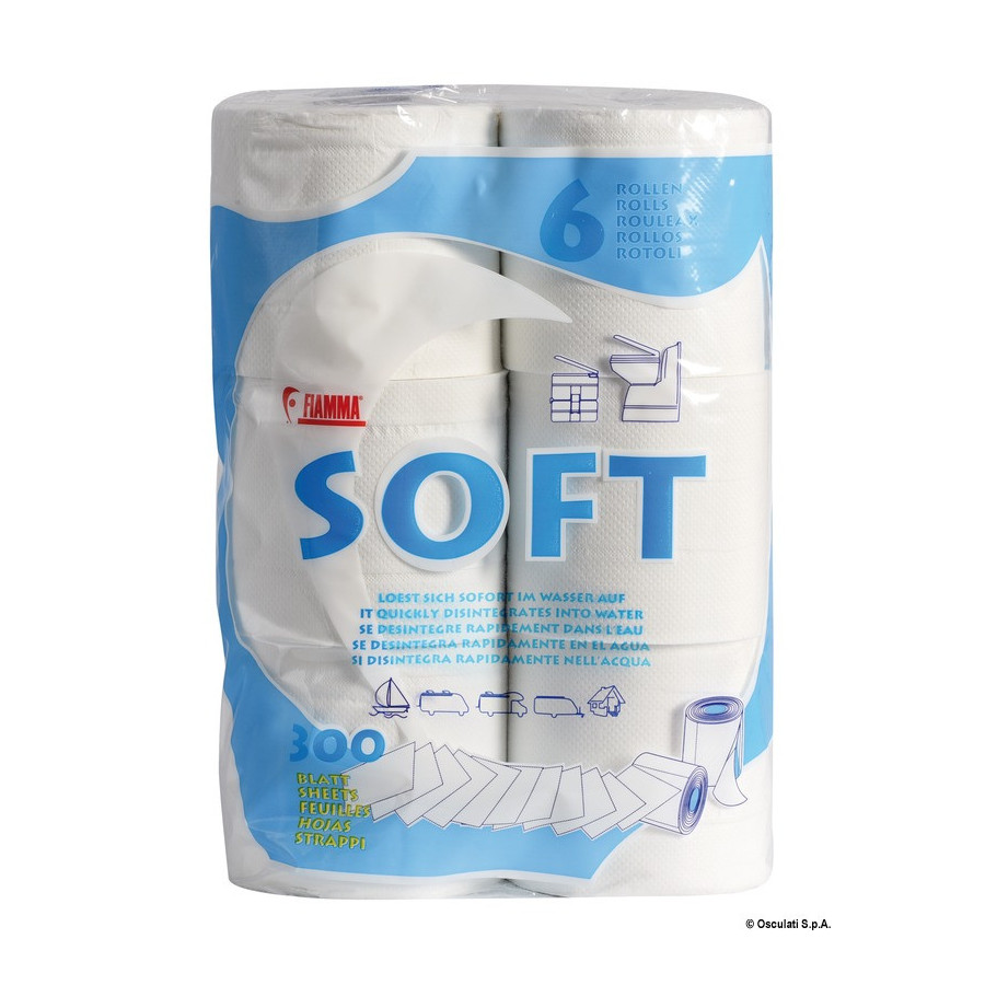 Papier hygiénique hydrosoluble Aqua Soft 