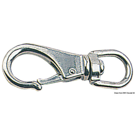 Mousquetons en inox à émerillon
