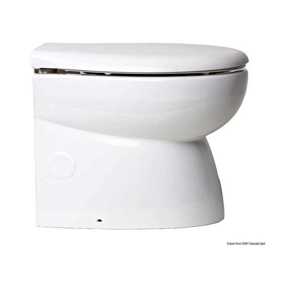 WC électrique caréné avec cuvette en porcelaine blanche 