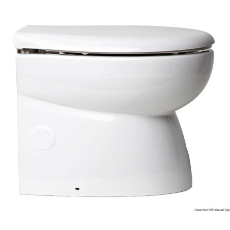WC électrique caréné avec cuvette en porcelaine blanche
