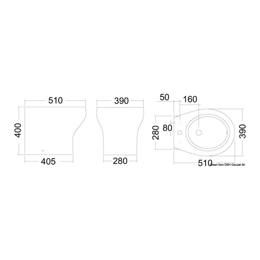 Bidet TECMA Silence Plus 2G (Génération 2) 