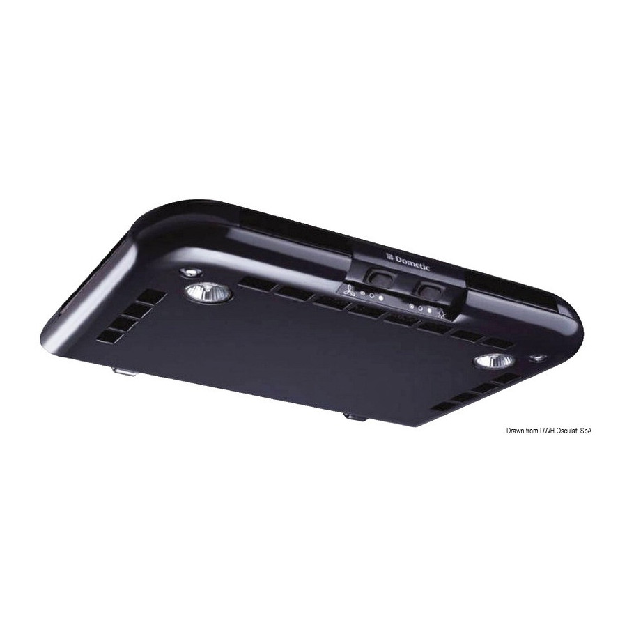 Hotte d'aspiration DOMETIC sans évacuation extérieure Variante ou Accessoires Réduit:DOMETIC filtre charbons actifs *50.236.13*