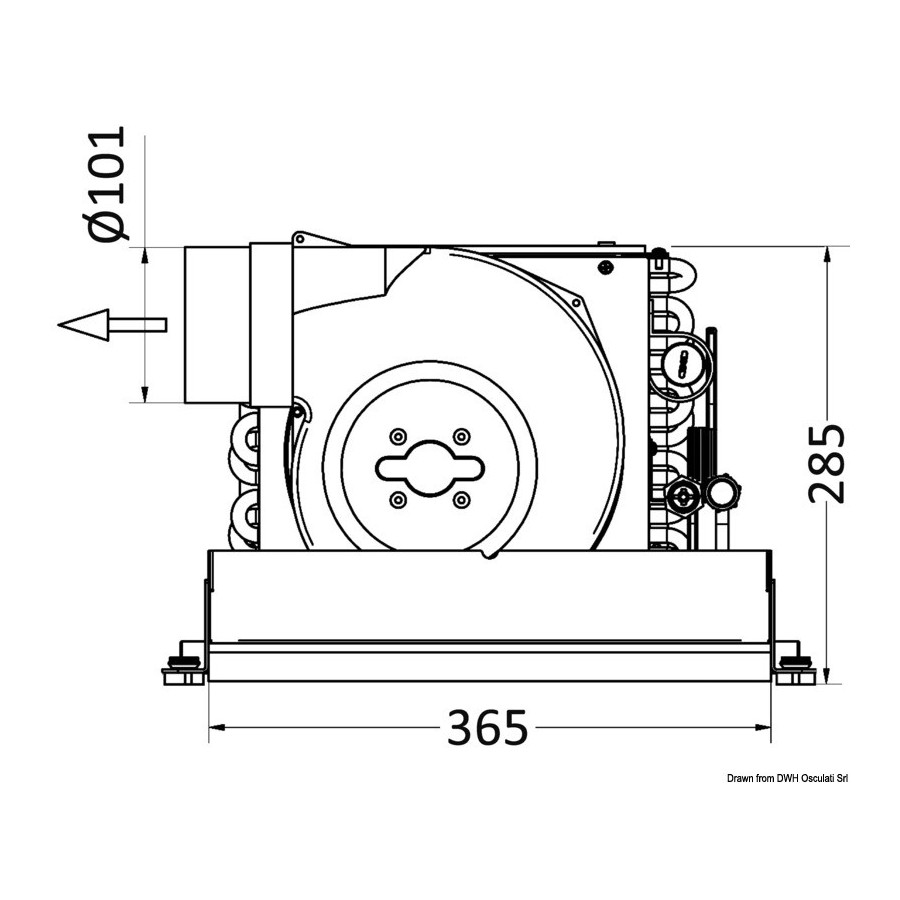 Systèmes à détente directe SPLIT Variante ou Accessoires Réduit:CLIMMA A 220 V 8000 Btu/h *50.241.08*
