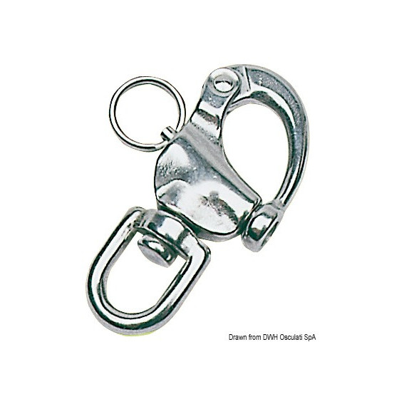 Mousquetons en inox pour spi, drisses et utilisations diverses 