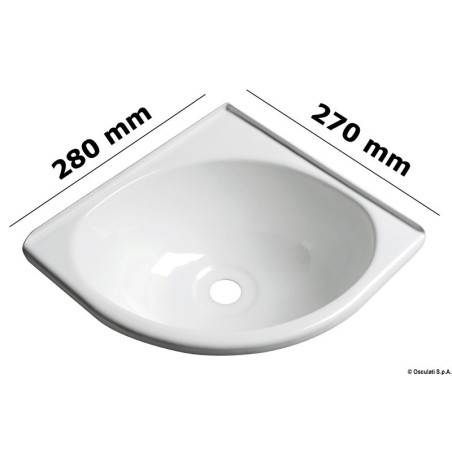 Évier d'angle