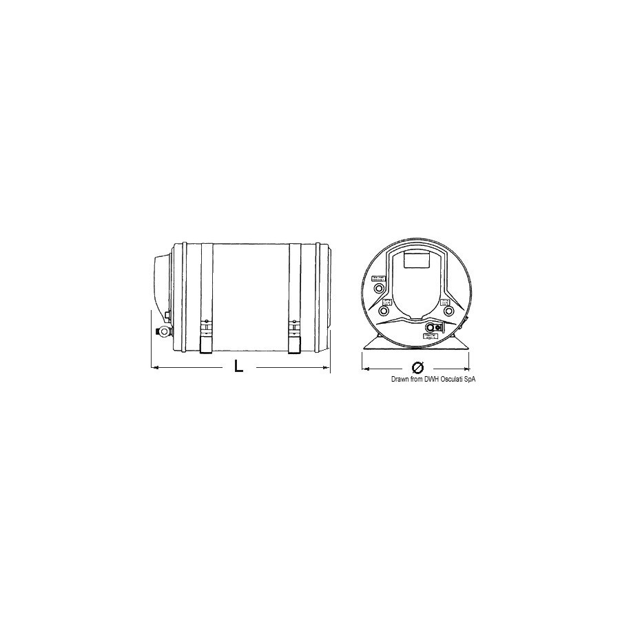 Chauffe-eau ISOTEMP INDEL WEBASTO MARINE 