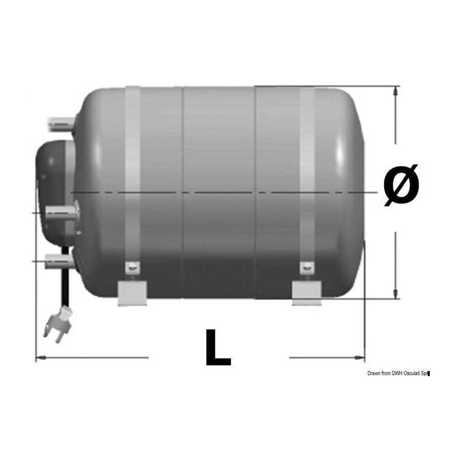 Chauffe-eau ISOTEMP INDEL WEBASTO MARINE - Série SPA 