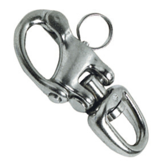 Mousquetons double articulation en inox pour spi, drisses et utilisations diverses 
