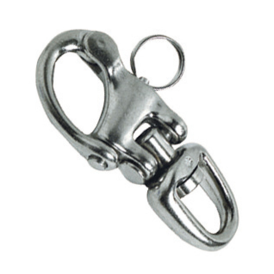 Mousquetons double articulation en inox pour spi, drisses et utilisations diverses 