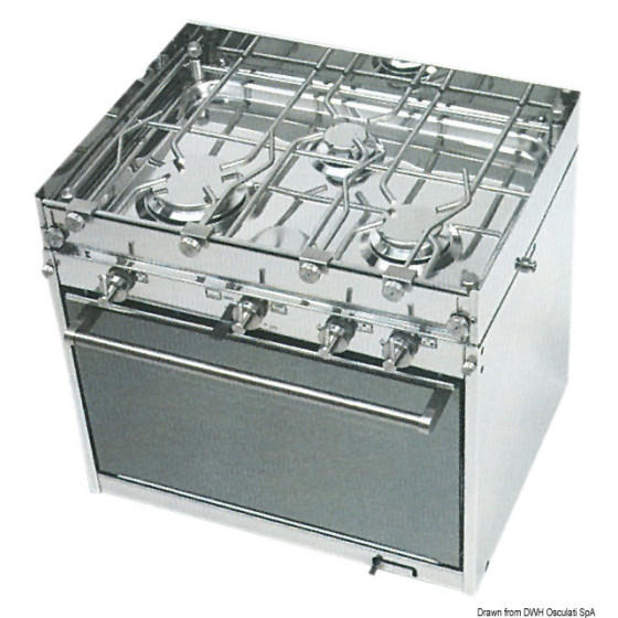 Cuisinière à gaz série TECHIMPEX "Topline" 