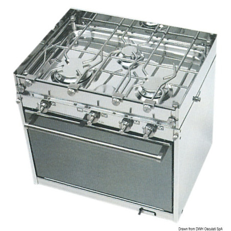 Cuisinière à gaz série TECHIMPEX "Topline"