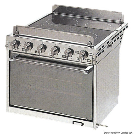 Cuisinière électrique avec four TECHIMPEX "Horizon" 