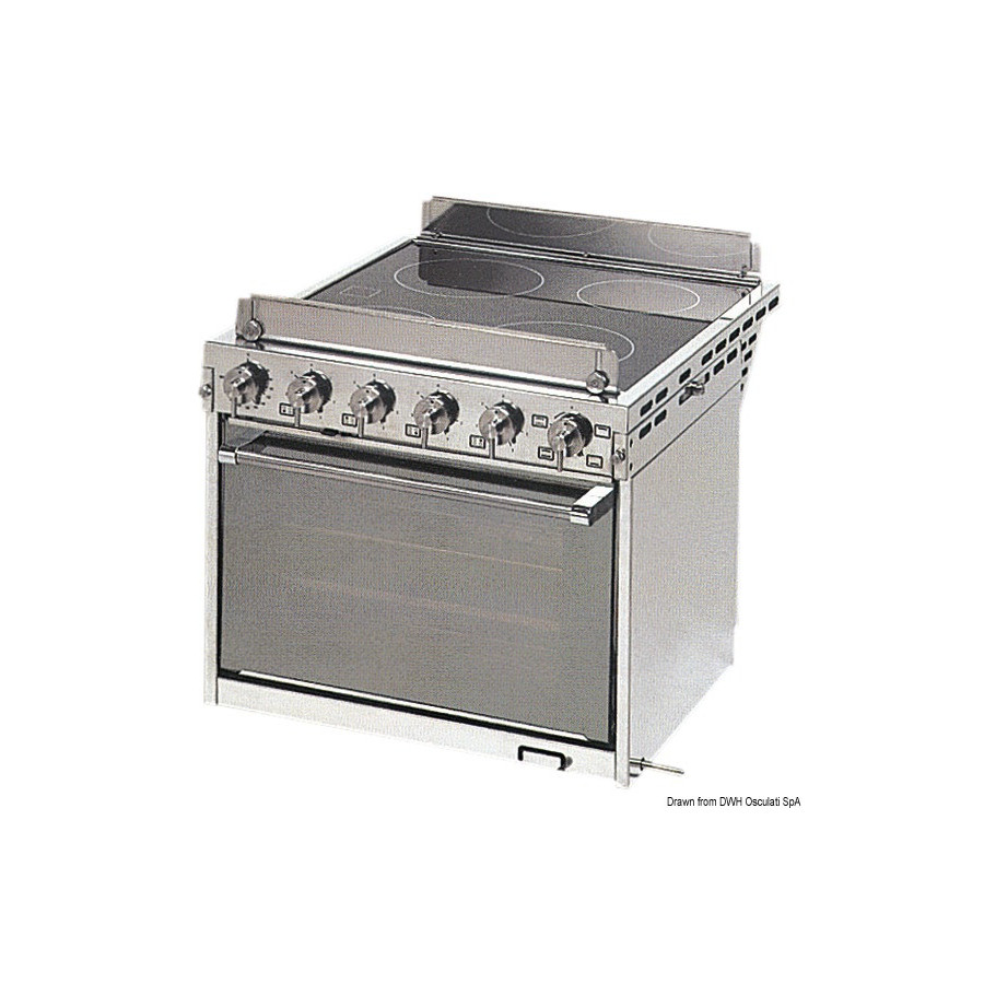 Cuisinière électrique avec four TECHIMPEX "Horizon" 