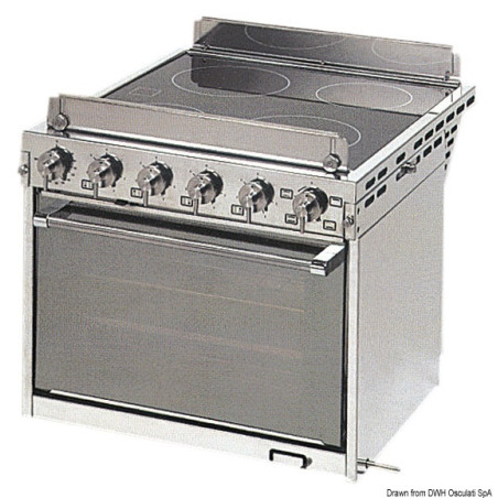 Cuisinière électrique avec four TECHIMPEX "Horizon"