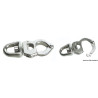 Mousquetons en inox pour écoutes, drisses, spi