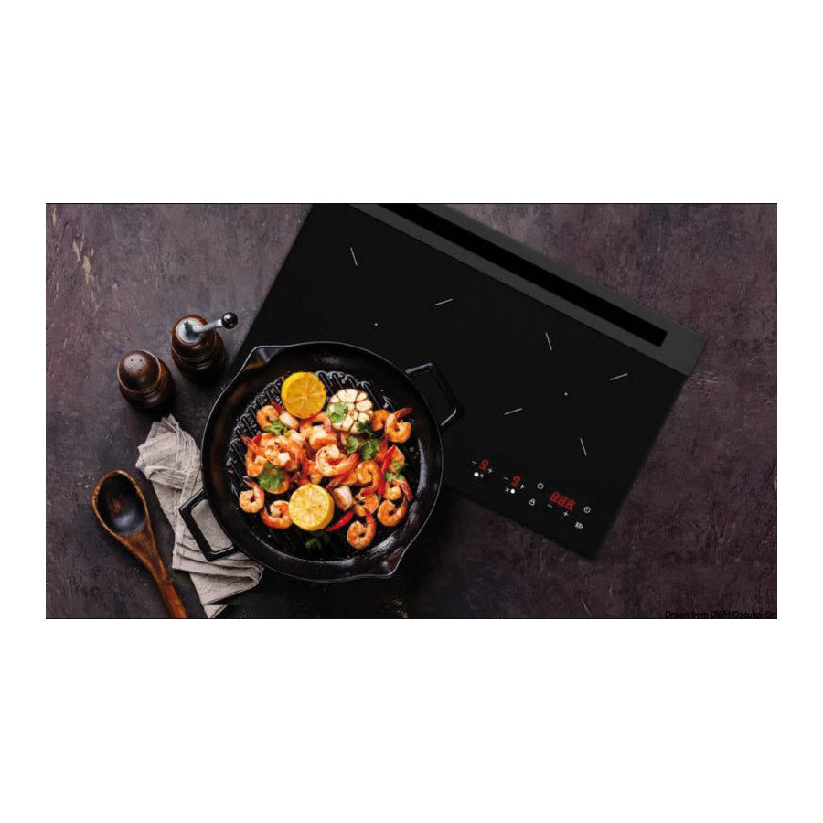 Plaque de cuisson à gaz en verre 