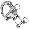 Mousquetons en inox avec manille pivotante pour spi, drisses et utilisations diverses