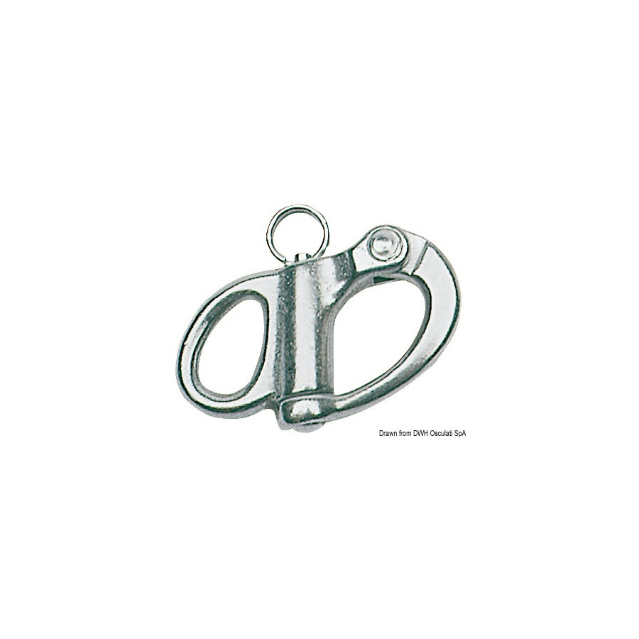Mousquetons en inox pour spi, drisses et utilisations diverses 