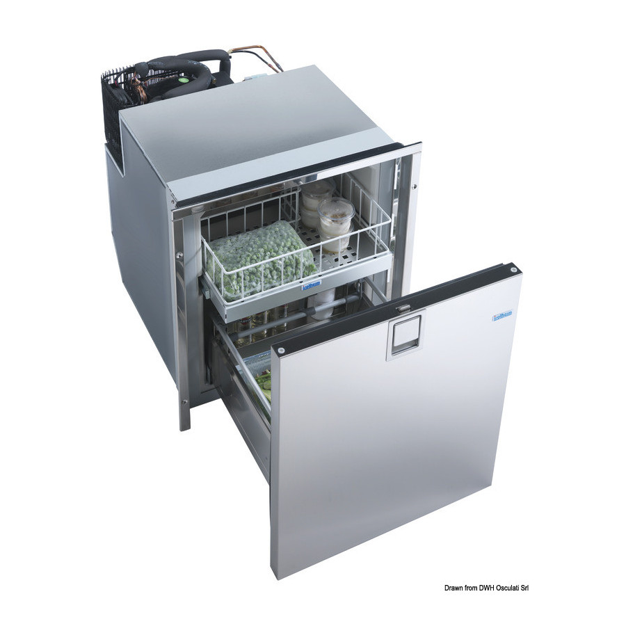 Frigo/réfrigérateur ISOTHERM Drawer inox Variante ou Accessoires Réduit:DR55 inox 12/24 V *50.826.06*
