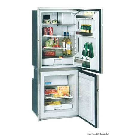 Réfrigérateur ISOTHERM frontal Inox - double compartiment