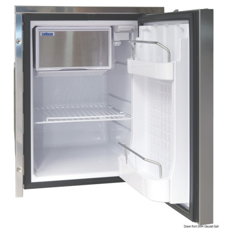 Réfrigérateur ISOTHERM frontal Inox - clean touch