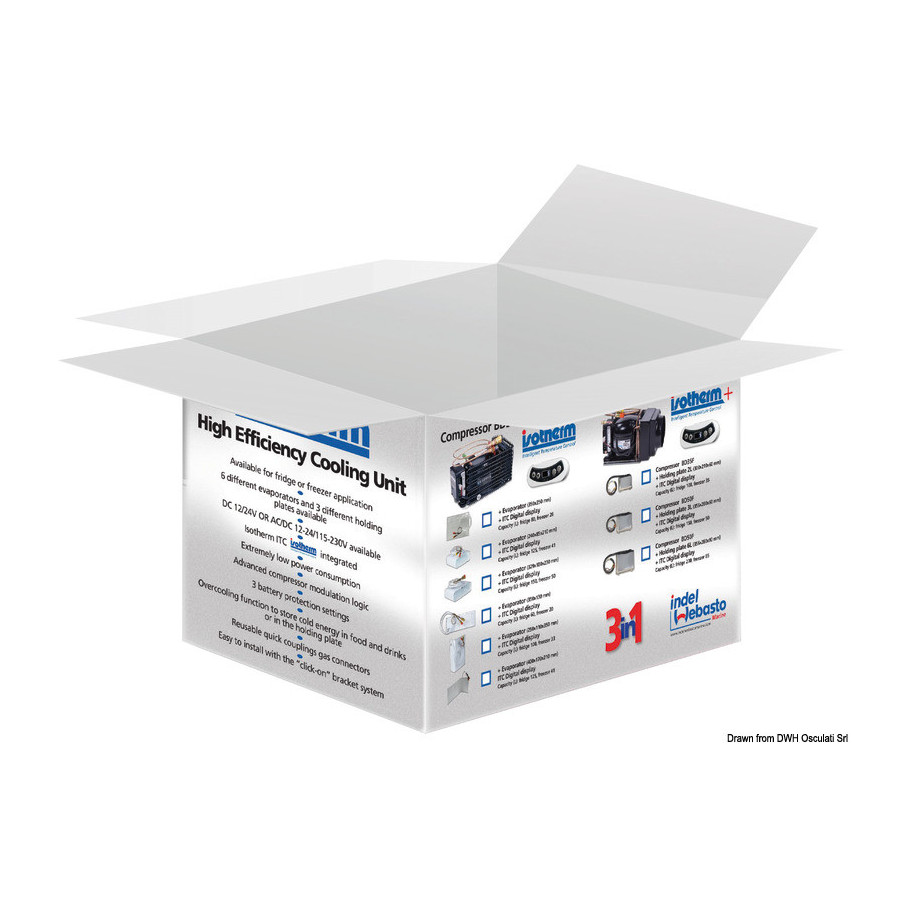 Kit Unité réfrigérante ISOTHERM ITC + évaporateur ventilé 