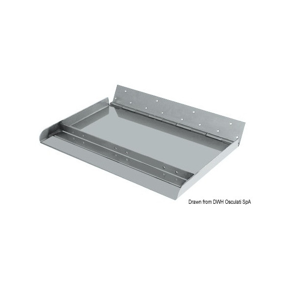 Paire de flaps série Maxi d’une profondeur de 300 mm avec nervures centrale et latérale 