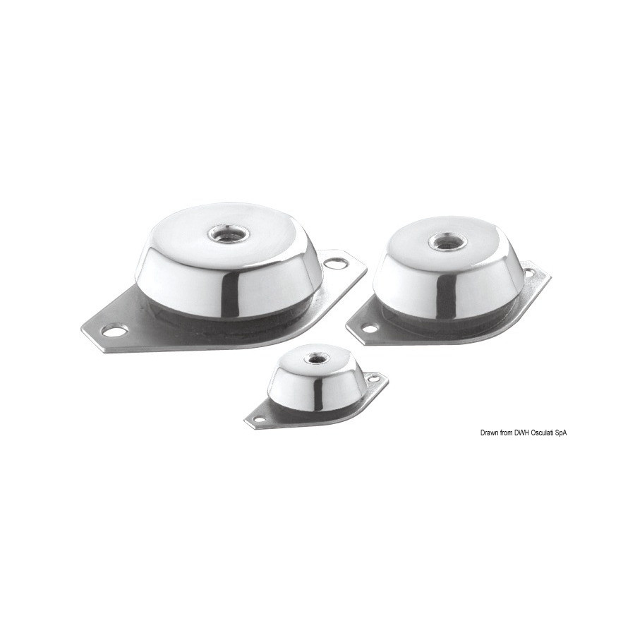 Supports élastiques anti-vibration pour moteurs in-bord et générateurs complets de coussinets 