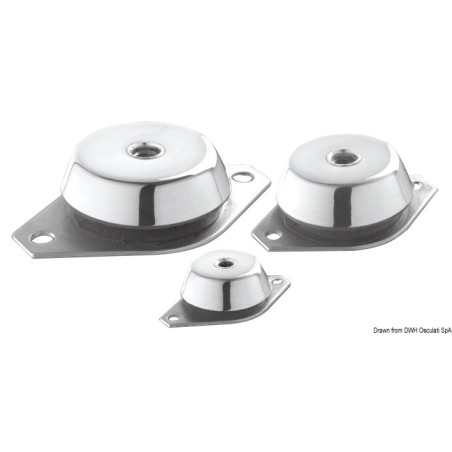 Supports élastiques anti-vibration pour moteurs in-bord et générateurs complets de coussinets