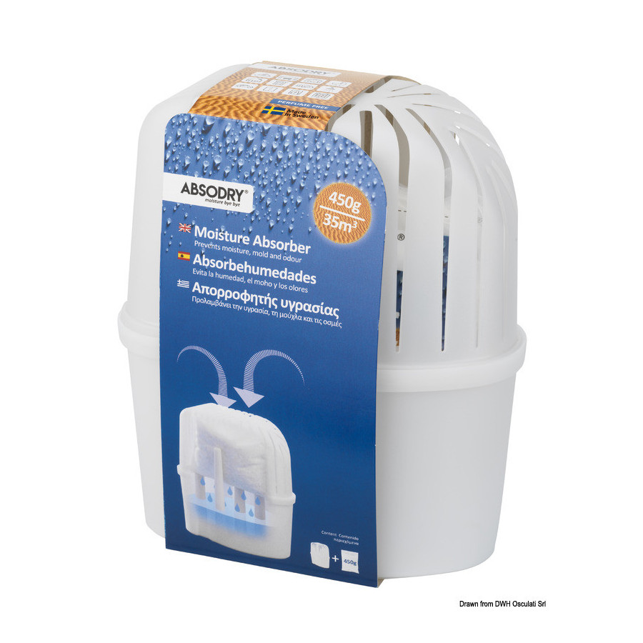 Déshumidificateur ABSODRY® Variante ou Accessoires Réduit:Classic + recharge 450 g *52.153.03*