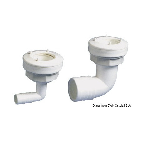 Raccord à 90° pour réservoir eau flexible